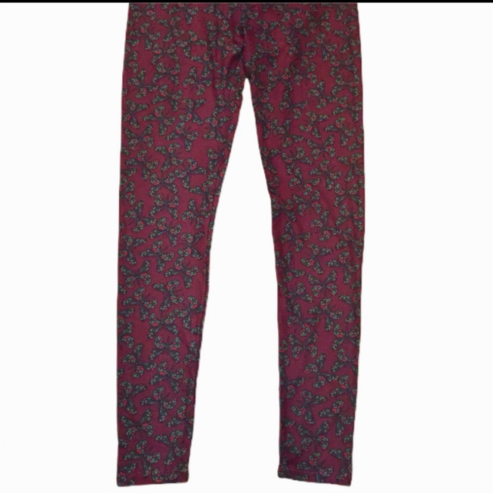 LuLaRoe Butterfly One Size Leggings